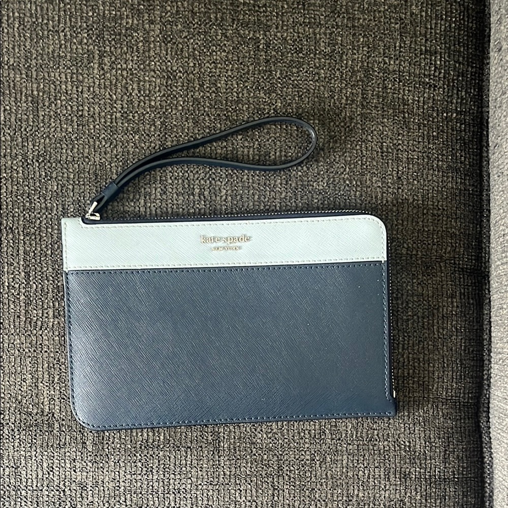 Kate Spade Navy and Light Gray Men's Wristlet